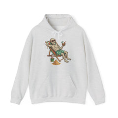 Funny Summer Mummy Relaxing On Beach Chair Halloween Hoodie