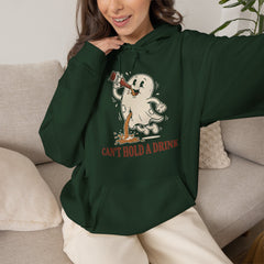 Funny Ghost Beer Can't Hold A Drink Vintage Hoodie