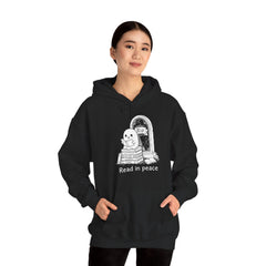 Funny Ghost Read In Peace Tombstone Halloween Hoodie