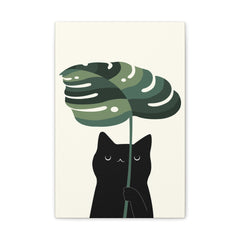 Cat and Plant 9 Canvas