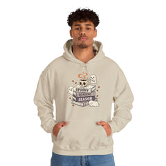 Spooky Reading Season Skull Coffee Mug Retro Hoodie