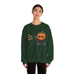 Pumpkin Neo Matrix Parody Crewneck Sweatshirt
