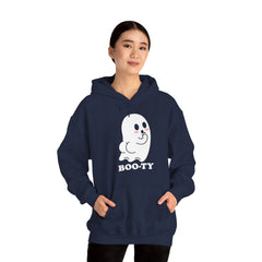 BOOty Cute Kawaii Cheeky Ghost Halloween Vector Art Hoodie