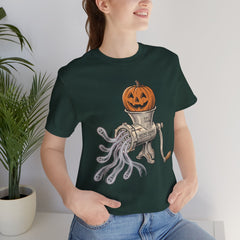 Retro Halloween Ghost In The Grinder Vintage T-Shirt