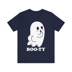 BOOty Cute Kawaii Cheeky Ghost Halloween Vector Art T-Shirt