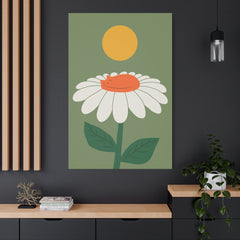 Cat and Plant Afternoon Nap Canvas