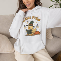 Honkus Pokus Funny Witch Duck Retro Halloween Hoodie