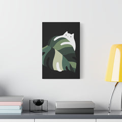 Cat and Plant 19 Canvas