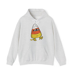 Funny Halloween Candy Corn Mummy Creeping Graphic Hoodie