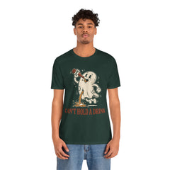 Funny Ghost Beer Can't Hold A Drink Vintage T-Shirt