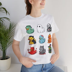 Cute Spooky Rubber Ducky Halloween Mascot T-Shirt