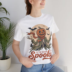 Funny Tis The Season To Be Spooky Pumpkin Skeleton T-Shirt
