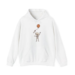 Funny Skeleton Balloon Floating Hand Retro Halloween Hoodie