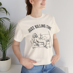 Funny Grim Reaper Just Killing Time Smartphone T-Shirt
