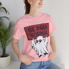 Funny Retro Halloween Ghost Be Para Normal T-Shirt