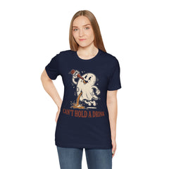 Funny Ghost Beer Can't Hold A Drink Vintage T-Shirt