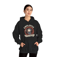 Funny Chibi Grim Reaper Employee Of The Month Retro Hoodie