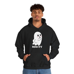 BOOty Cute Kawaii Cheeky Ghost Halloween Vector Art Hoodie