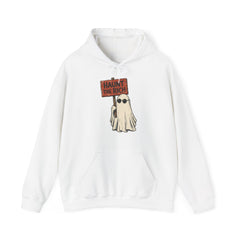 Spooky Protest Ghost Haunt The Rich Sarcastic Hoodie