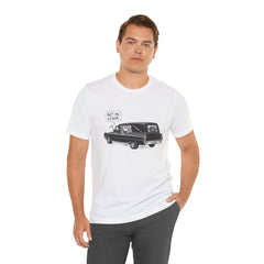 Funny Grim Reaper Hearse Get In Loser Retro T-Shirt