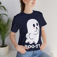 BOOty Cute Kawaii Cheeky Ghost Halloween Vector Art T-Shirt