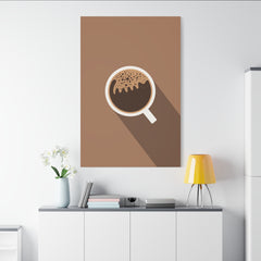 Coffee Cat Canvas