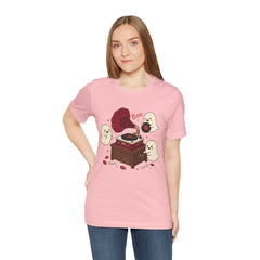 Funny Ghost Record Player Vinyl Gramophone Retro T-Shirt