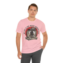 Funny Horror Movie TV Parody My Life Is One Weird Horror Flick T-Shirt