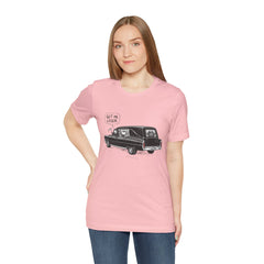 Funny Grim Reaper Hearse Get In Loser Retro T-Shirt