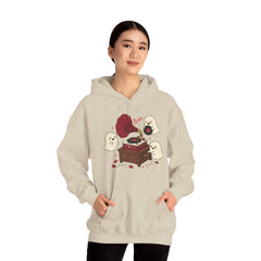 Funny Ghost Record Player Vinyl Gramophone Retro Hoodie