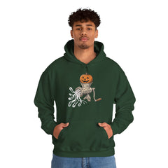 Retro Halloween Ghost In The Grinder Vintage Hoodie