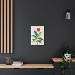 Banana Leaves Cat 2 Canvas