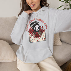 Funny Grim Reaper I Hope This Email Finds You In Hell Hoodie