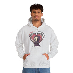 Funny Grim Reaper Today Not Today Daisy Plucking Hoodie