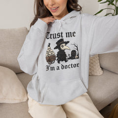 Funny Plague Doctor Trust Me Im A Doctor Retro Hoodie