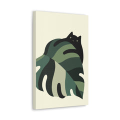 Cat and Plant 7 Canvas