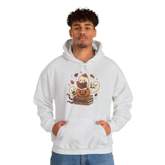 Cute Spooky Book Club Ghost Halloween Retro Hoodie