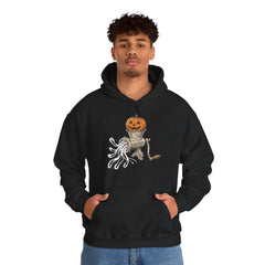 Retro Halloween Ghost In The Grinder Vintage Hoodie
