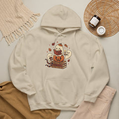 Cute Spooky Book Club Ghost Halloween Retro Hoodie