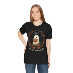 Funny Ghost Book Club Just One More Chapter T-Shirt