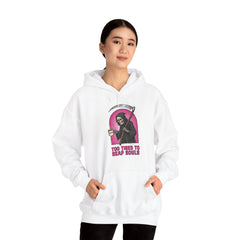 Funny Grim Reaper Too Tired To Reap Souls Coffee Hoodie