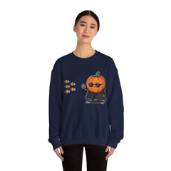 Pumpkin Neo Matrix Parody Crewneck Sweatshirt