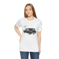 Funny Grim Reaper Hearse Get In Loser Retro T-Shirt