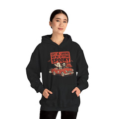 Funny Get In Losers We're Getting Spooky Retro Halloween Hoodie