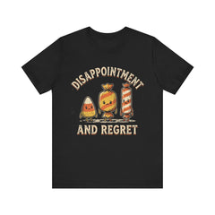 Funny Retro Halloween Candy Disappointment And Regret T-Shirt