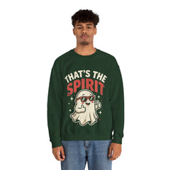 Funny Ghost That's The Spirit Retro Halloween Crewneck Sweatshirt