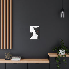 Abstract Boho Black Cats Canvas