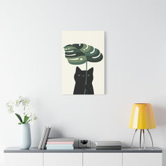 Cat and Plant 9 Canvas