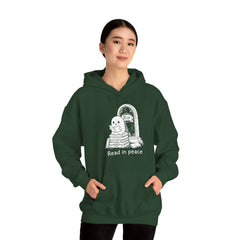 Funny Ghost Read In Peace Tombstone Halloween Hoodie
