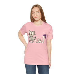 Funny Toilet Paper Mummy Cat Halloween T-Shirt